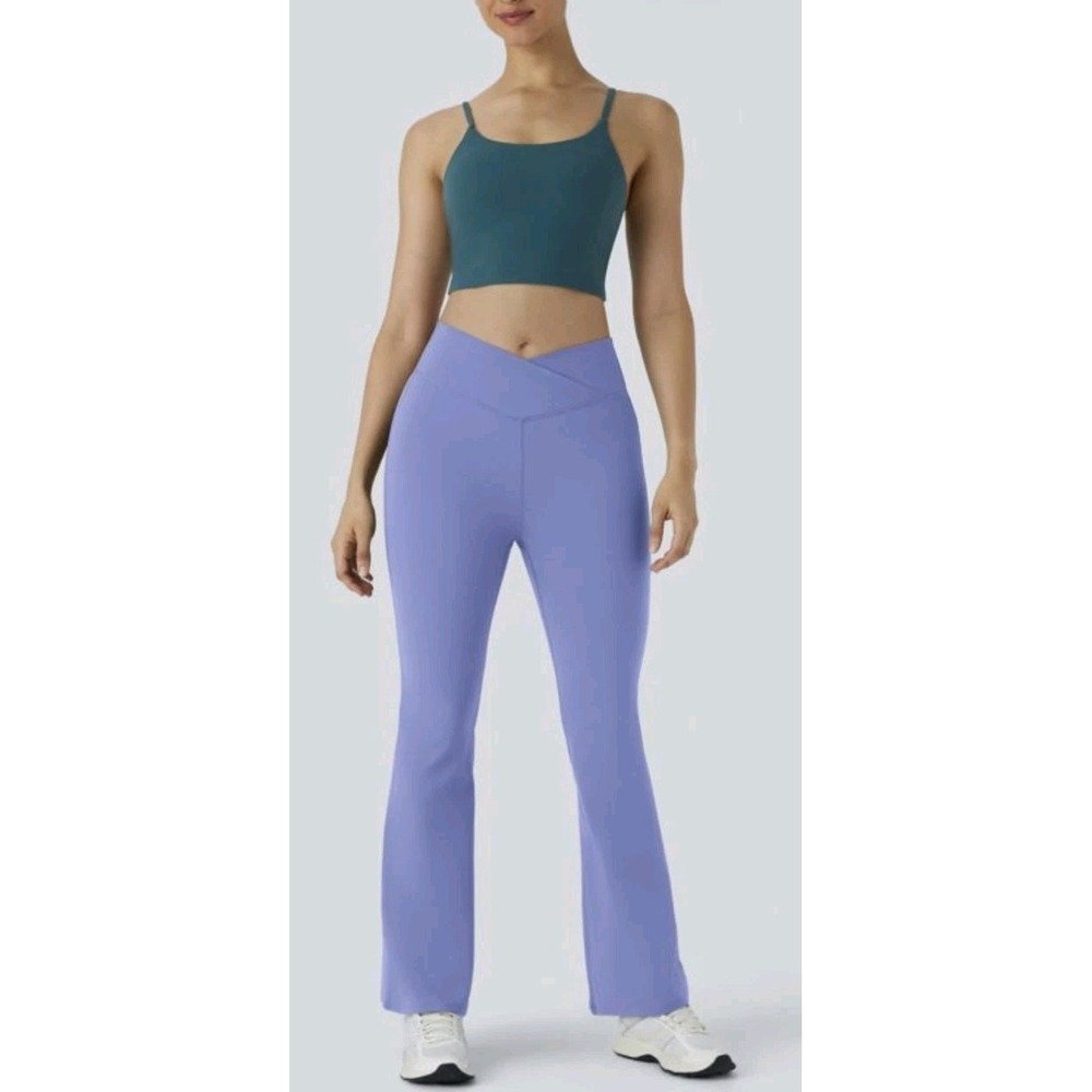 Halara DayStretch High Waist Crossover Flare Pants Yoga Legging Woman XS Petite